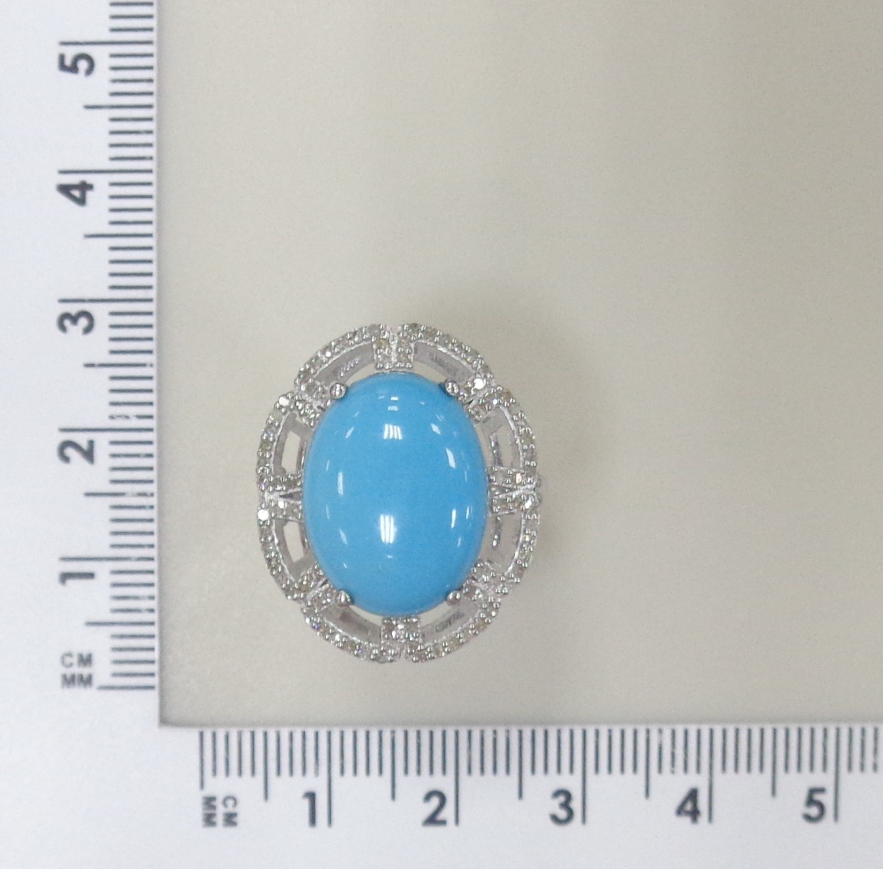Серебряное кольцо с бирюзой